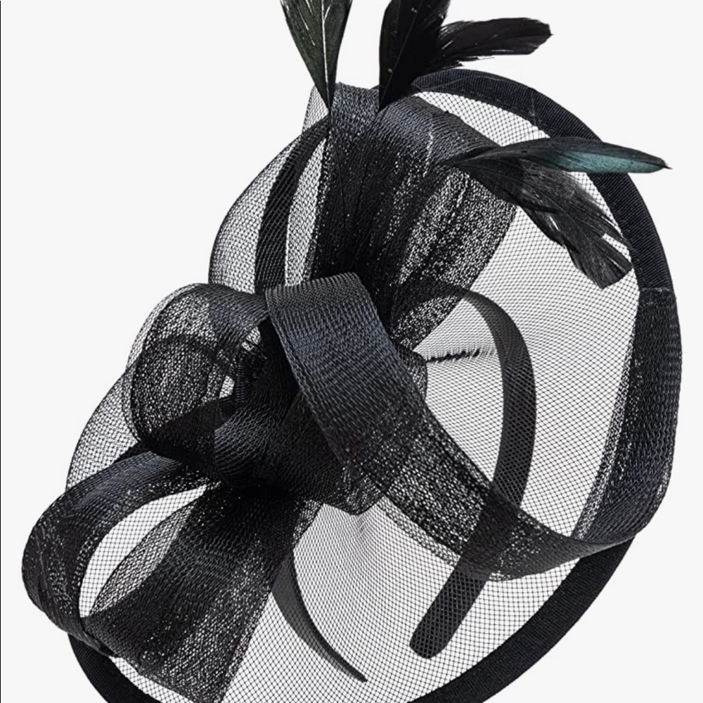 NWOT Fascinator Hat with Detachable Headband